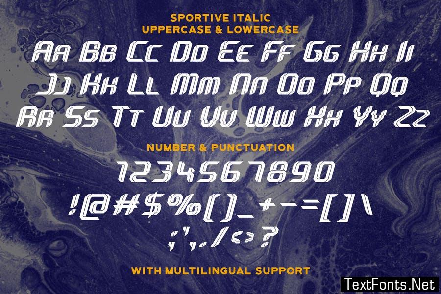 Sportive - Modern Display Font