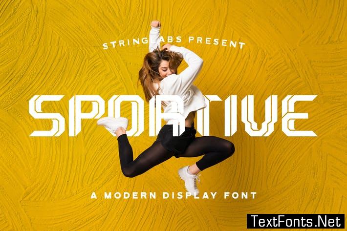 Sportive - Modern Display Font