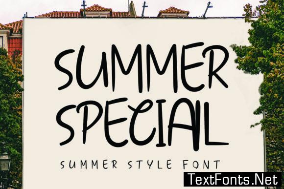 Summer Special Font