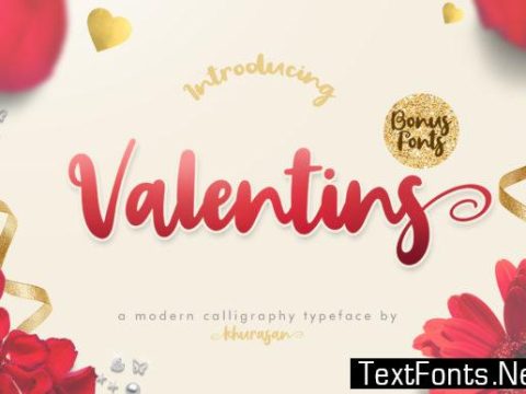 Valentins Trio Font