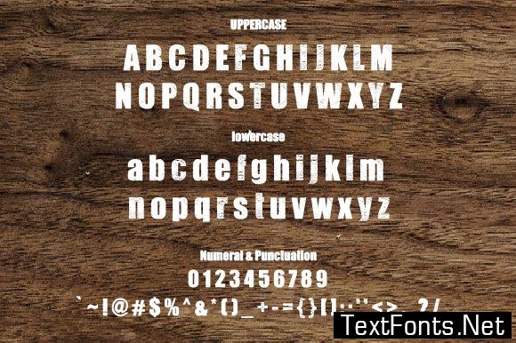 Wood Font