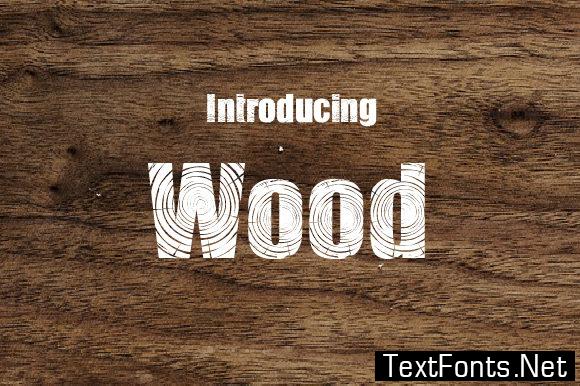 Wood Font