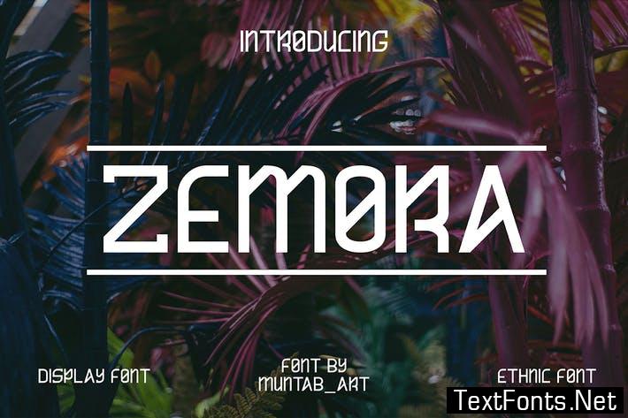 Zemora | Modern Font