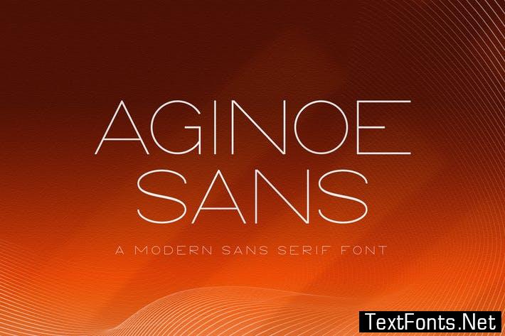 Aginoe - Modern Sans Serif Font