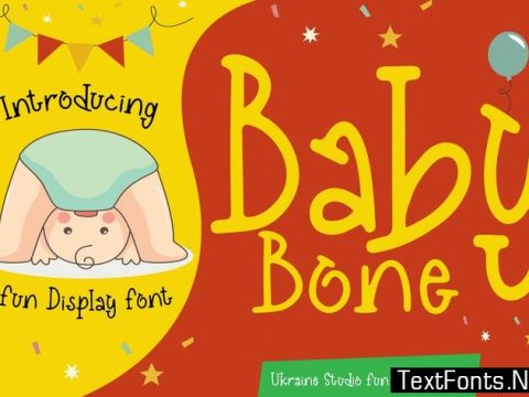 Baby Bone - Creative Fun Children Display Font