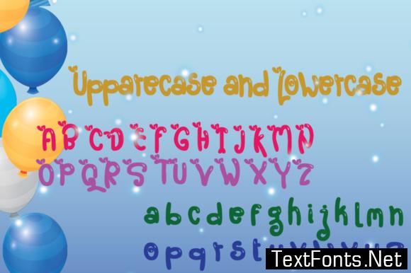 Baloon Dory Font