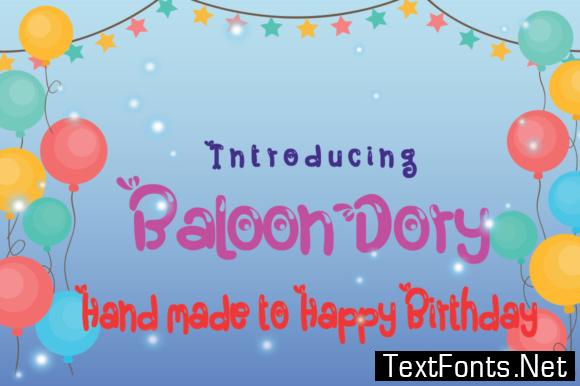 Baloon Dory Font