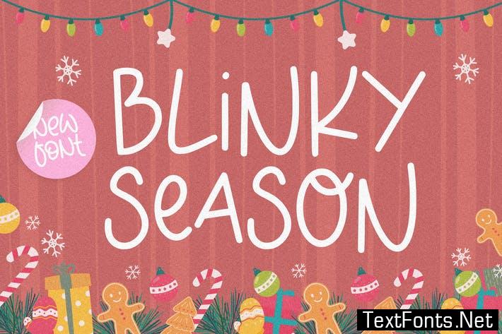 Blinky Season Handwriting Font YH