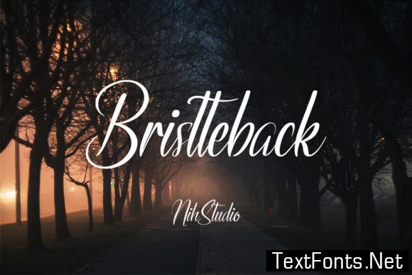 Bristteback Font