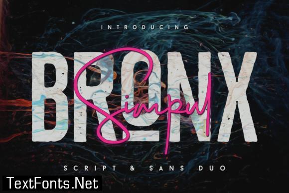 Bronx Simpul Duo Font