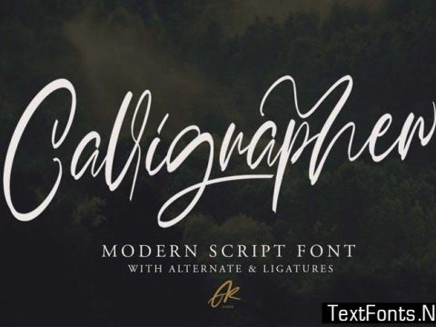 Calligrapher | Modern Script Font