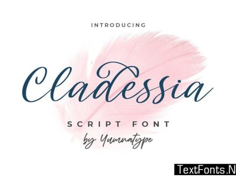 Cladessia-Handwritten Font