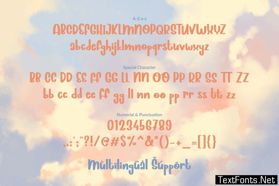 Cloud Bread Font