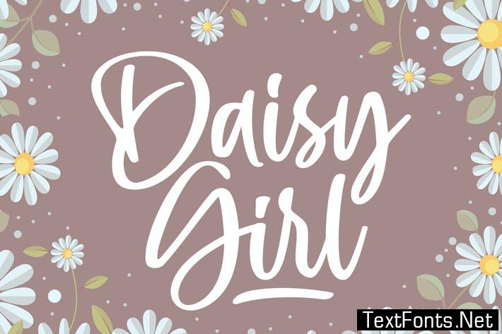 Daisy Girl - Cute Script Font