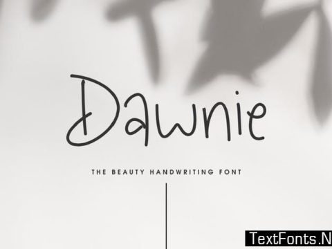 Dawnie - The Beauty Handwriting Font