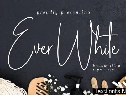 Ever White Font