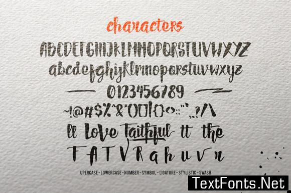 Faithful Font