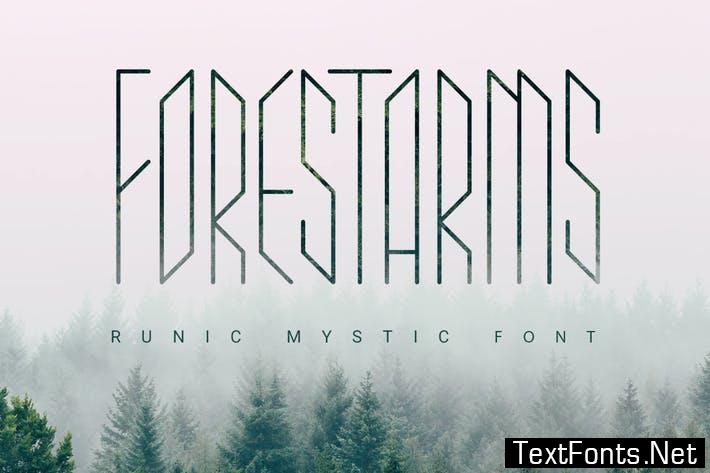 Forestarms | mystic font