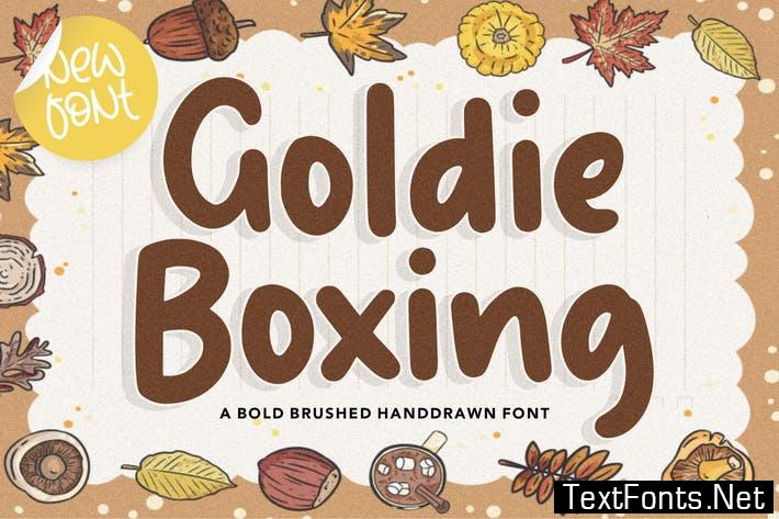 Goldie Boxing YH - Handwriting Font