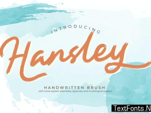 Hansley | Handwritten Brush