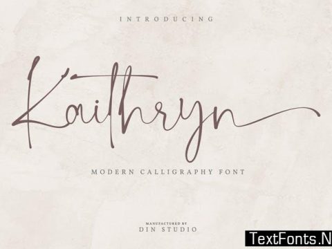 Kaithryn-Modern Calligraphy Font