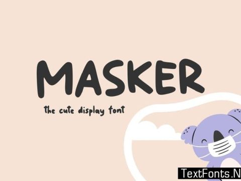 Masker - The Cute Display Font