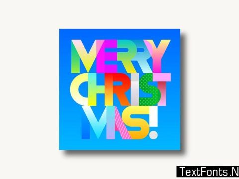 Merry Christmas decorative text (two options) 835439