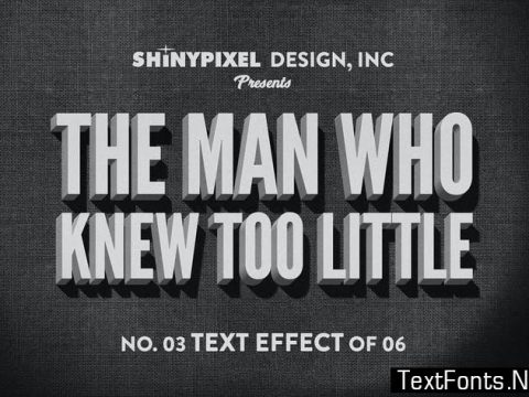 Old Movie Title - Text Effect n° 3 of 6 WTBUKG