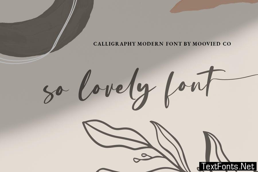 Oliver Blush Calligraphy Modern Wedding Font