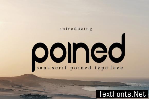 Poined Font