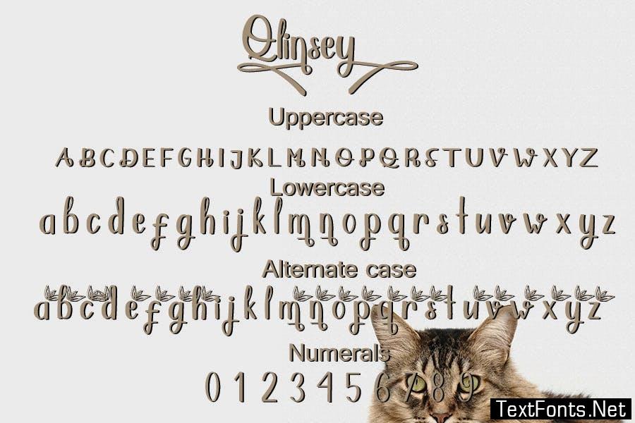 Qlinsey Font