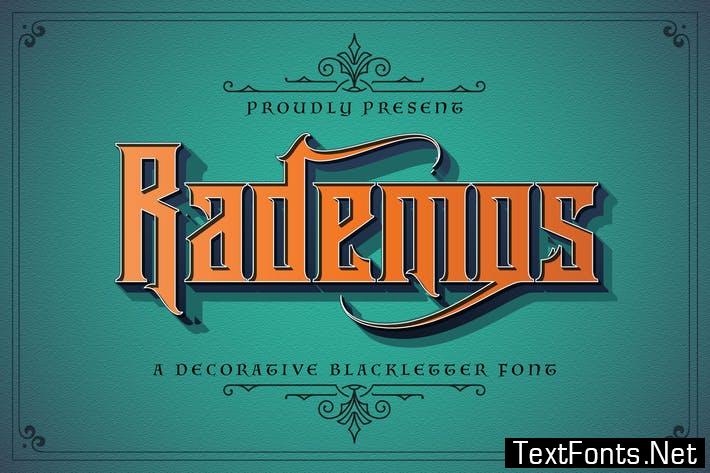 Rademos - Blackletter Font