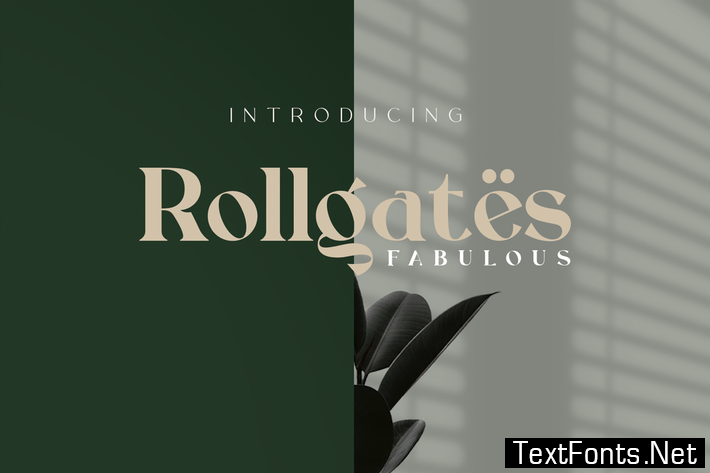 Rollgates Fabulous Font