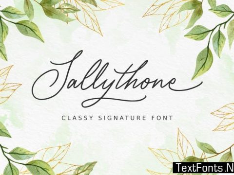 Sallythone Font