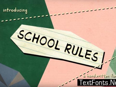 School Rules Font