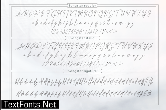 Songstar Font