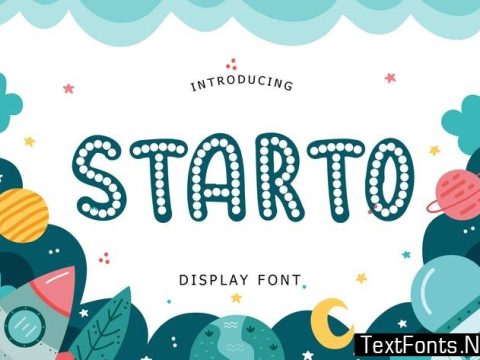 Starto Display Font