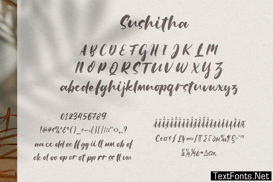 Sushitha Font