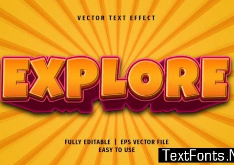 Text Effect - Explore Text Style