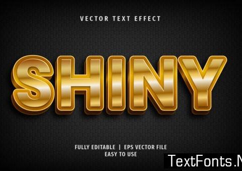 Text Effect - Shiny Text Style