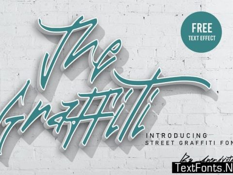 The Graffiti Font | Free Text Effect