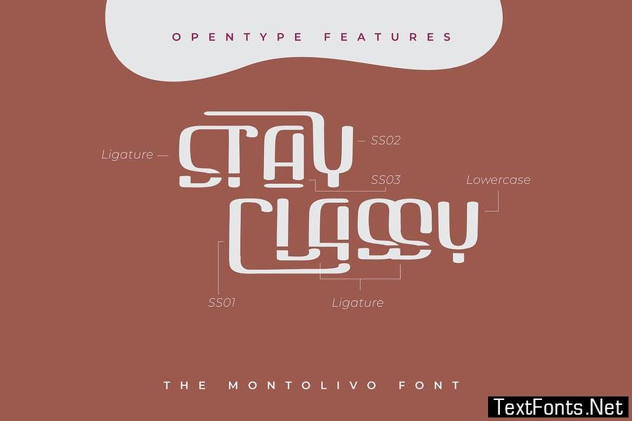 The Montolivo | Display Font