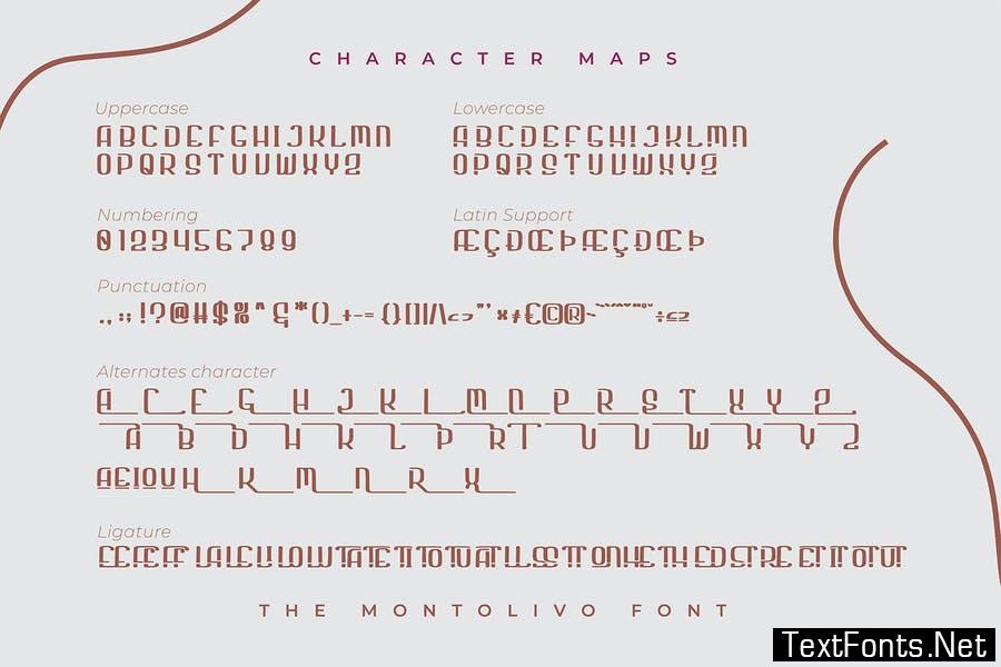 The Montolivo | Display Font