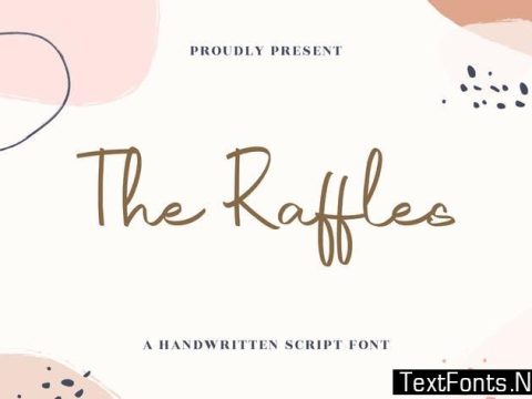 The Raffles Font