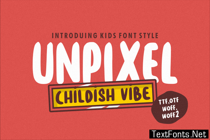 Unpixel Playful Kids Font