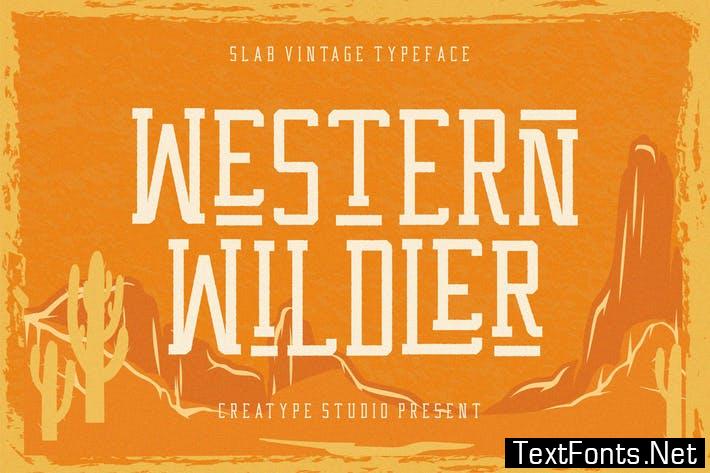 Western Wildler Slab Vintage