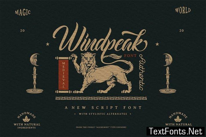 Windpeak Decorative Script