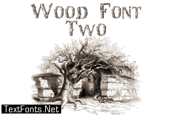 Wood Font