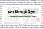 1495 Bastarde Lyon V2 Font