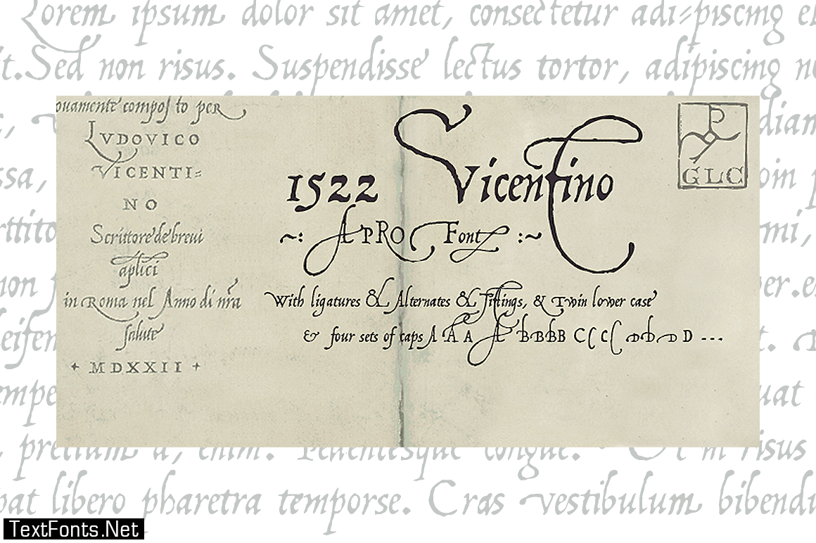 1522 Vicentino Font